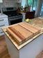 Counter top end grain butcher block, North American yellow birch