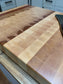 Counter top end grain butcher block, North American yellow birch